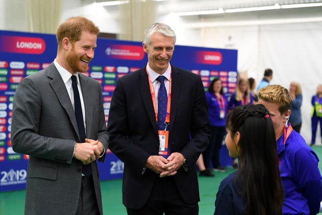 Prince Harry at ICC Cricket World Cup