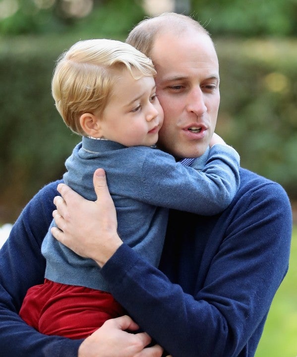 Prince George and Prince William in Canada in 2016