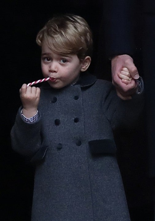 Prince George on Christmas 2016