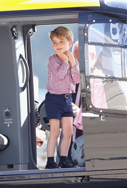 Prince George in Germany in July 2017