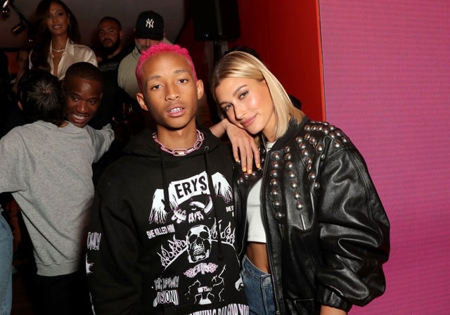 Jaden Smith and Hailey Bieber at Levi's event in LA