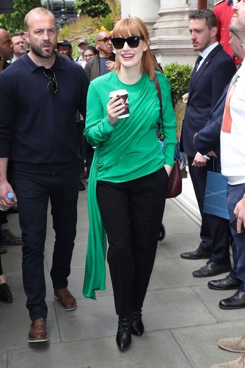 Jessica chastain in london on may 24