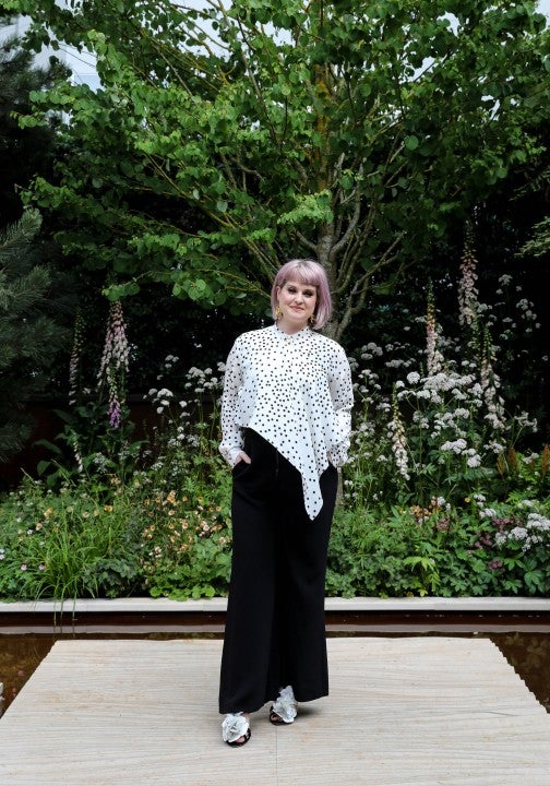 Kelly Osbourne in london at garden