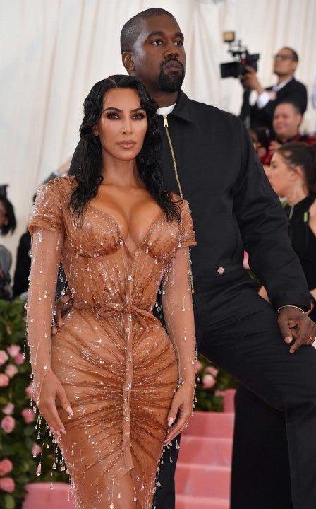 Kim Kardashian and Kanye West at the 2019 Met Gala