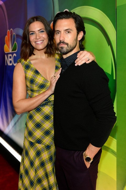 Mandy Moore and Milo Ventimiglia at NBC Upfronts