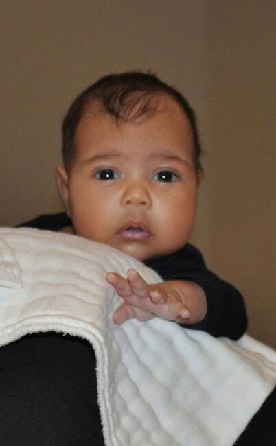 North West first photo August 2013