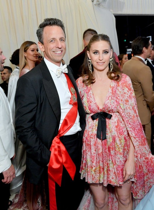 Seth Meyers and Alexi Ashe at the 2019 Met Gala 