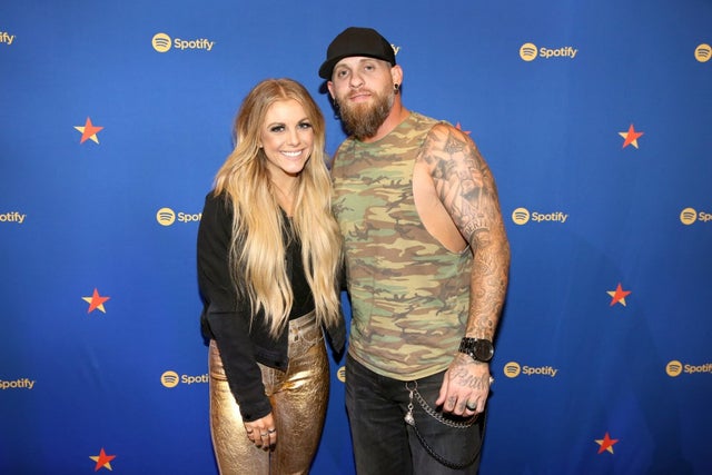Lindsay Ell and Brantley Gilbert at cma fest day two