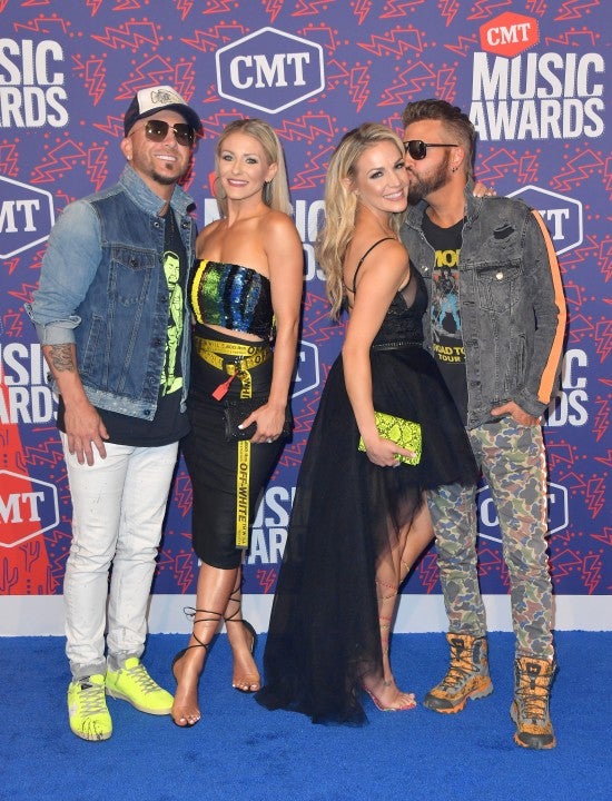 LOCASH and wives at 2019 cmt awards