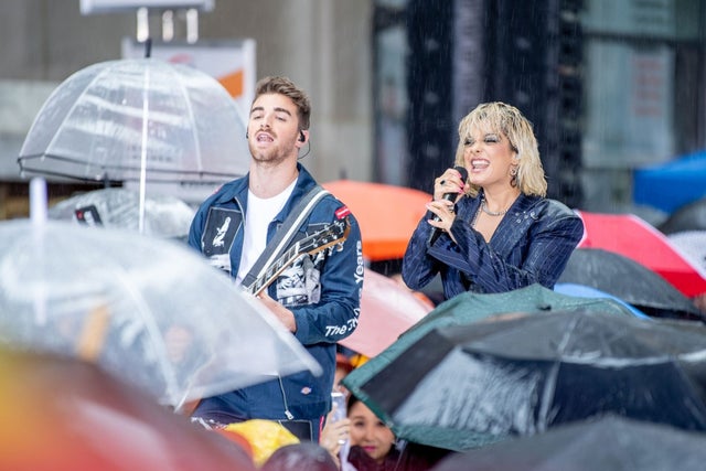 The Chainsmokers and Bebe Rexha perform on today show