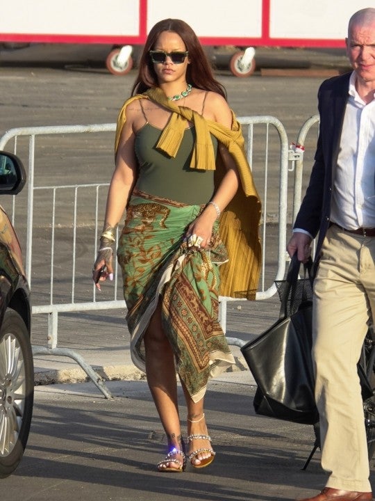 Rihanna on vacation in Capri