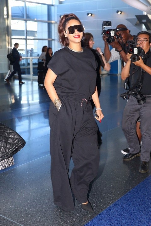 Rihanna at JFK