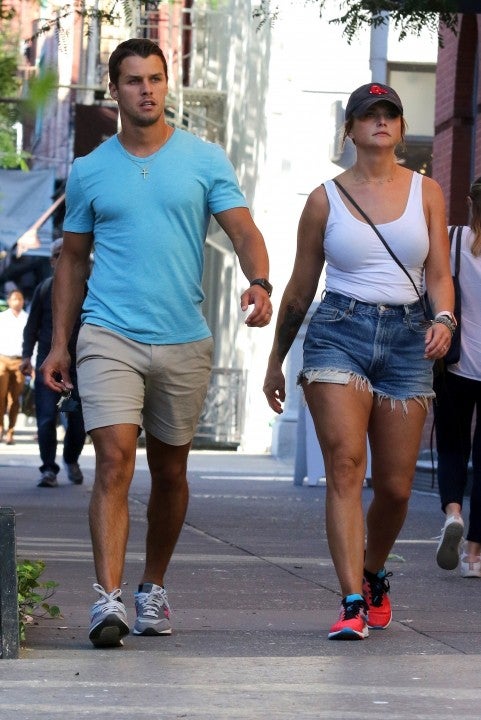 Miranda Lambert and husband in NYC on june 12