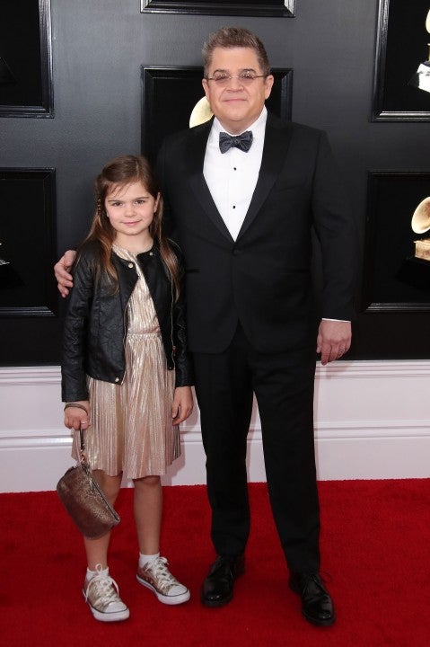 Patton Oswalt and daughter at 2019 grammys