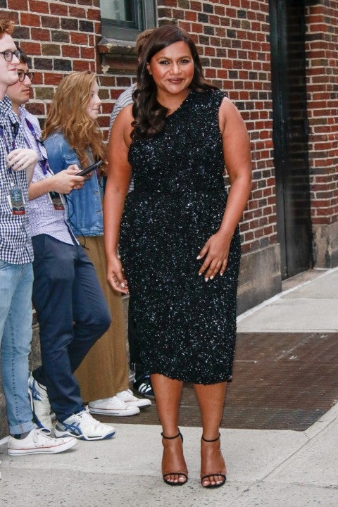 Mindy Kaling at Late Show
