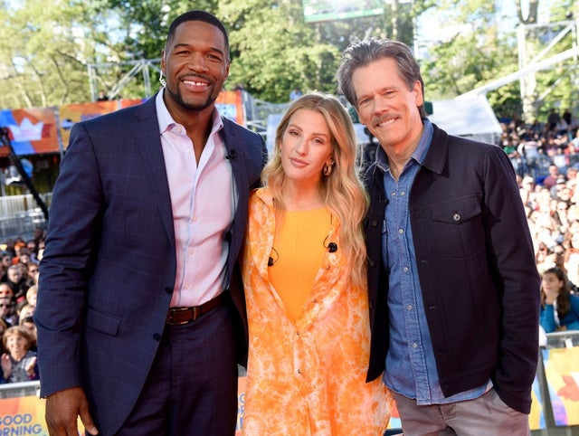 Michael strahan, ellie goulding and kevin bacon