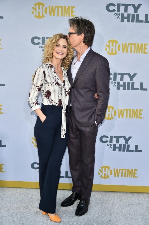 Kyra Sedgwick and Kevin Bacon at City on a Hill premiere