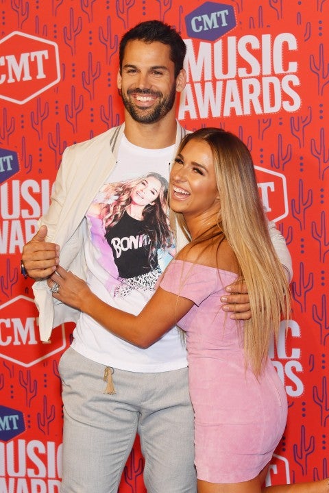 Eric Decker and Jessie James at 2019 cmt music awards