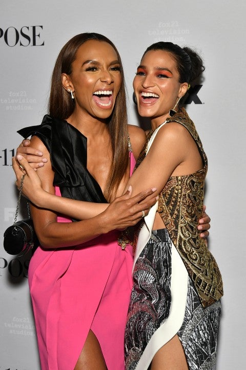 Janet Mock and Indya Moore at pose s2 premiere