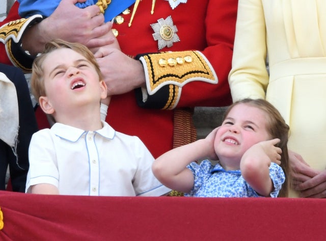 Prince George and Princess Charlotte at 2019 trooping the colour