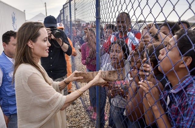 Angelina Jolie visits Colombia