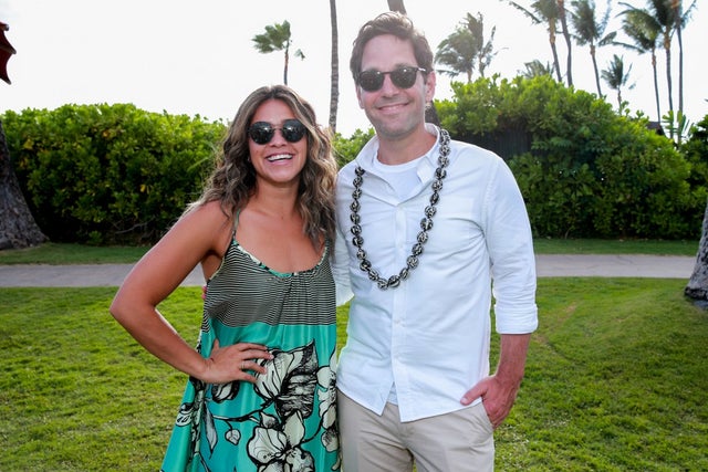 Gina Rodriguez and Paul Rudd in Hawaii
