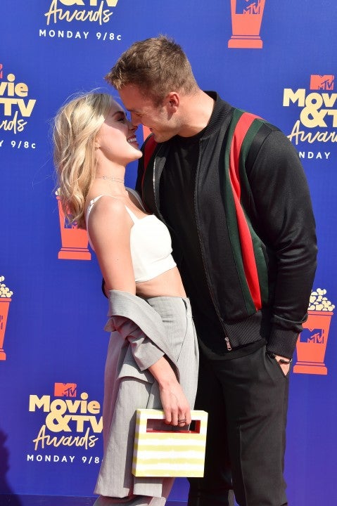 Cassie Randolph and Colton Underwood at 2019 MTV Movie and TV Awards