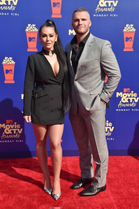 Jenni Farley and Zack Clayton Carpinello at 2019 mtv tv & movie awards