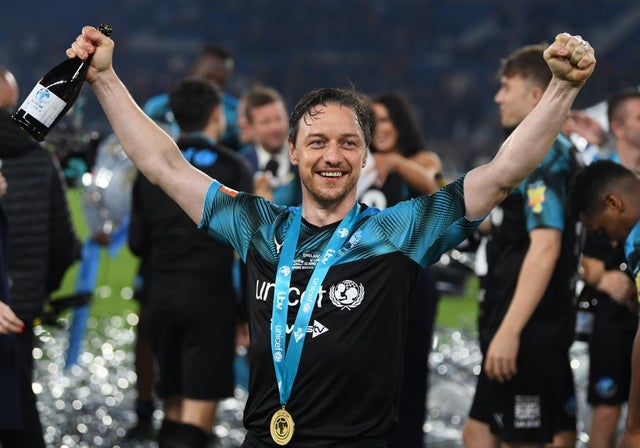 James Mcavoy at Soccer Aid for UNICEF 2019 match