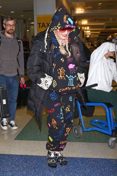 Madonna at JFK