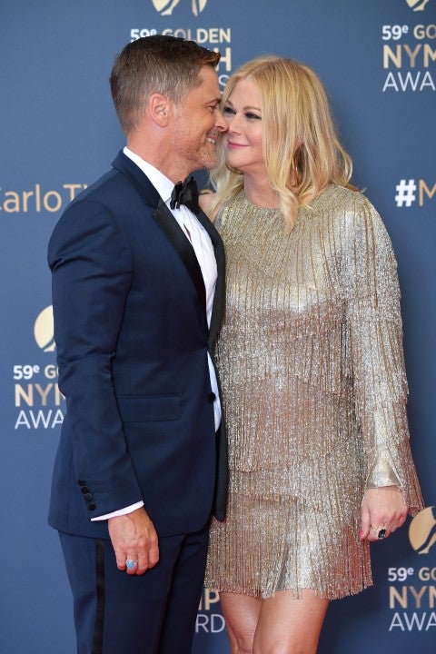 Rob Lowe and Sheryl Berkoff at 59th Monte Carlo TV Festival 