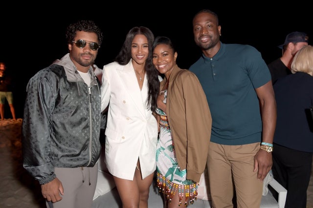 Ciara, Russell Wilson, Gabrielle Union and Dwyane Wade
