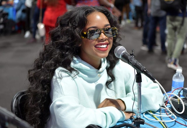 H.E.R. at BET Awards Radio Broadcast Center day 2
