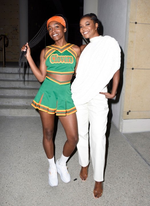 Gabrielle Union at bring it on screening with fan