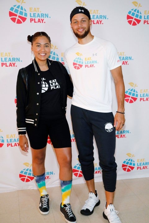 Ayesha Curry and Stephen Curry Stephen and Ayesha Curry Launch of Eat. Learn. Play. Foundation 