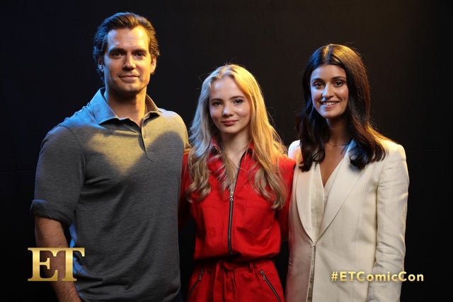 The Witcher cast at ET comiccon booth