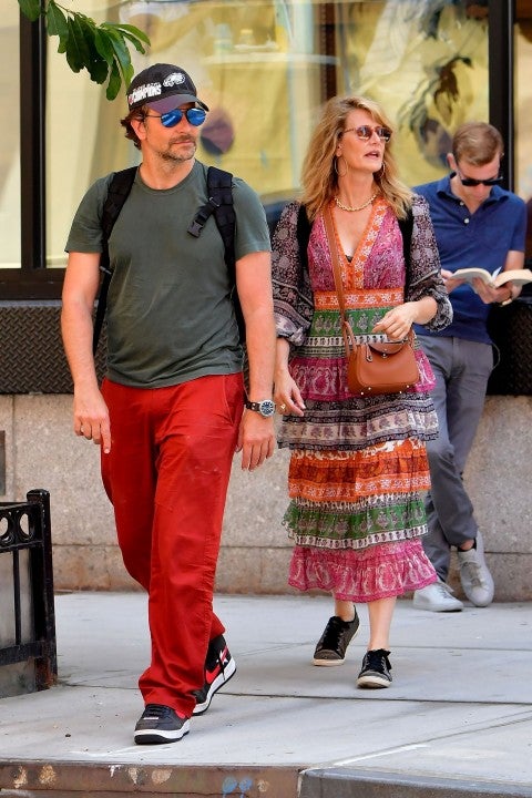 Bradley Cooper and Laura Dern get lunch in nyc on july 13