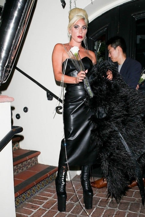 Lady Gaga at haus labrotories party in LA