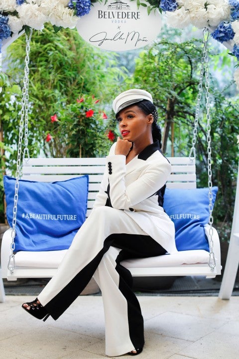 Janelle Monae at the Belvedere X Janelle Monae event in berlin