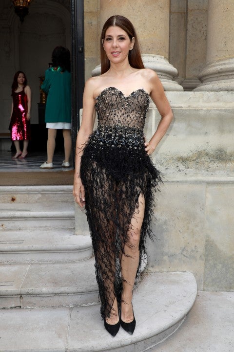 Marisa Tomei at Ralph & Russo couture show