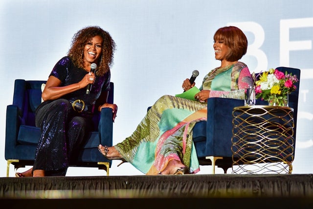 Michelle Obama and Gayle King in nola
