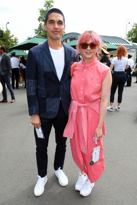 Maisie Williams and boyfriend at wimbledon