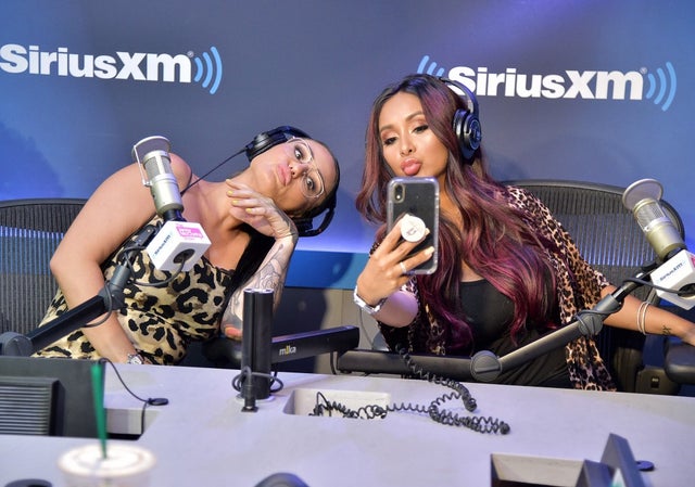 JWoww and Snooki at The Jenny McCarthy Show
