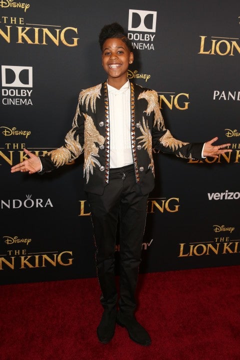 JD McCrary  at lion king premiere