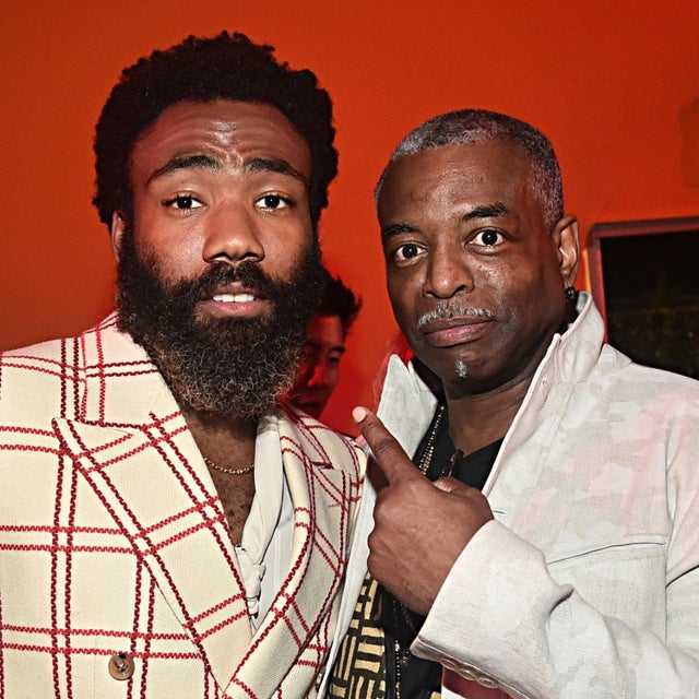 Donald Glover and LeVar Burton at the World Premiere of Disney's "THE LION KING"