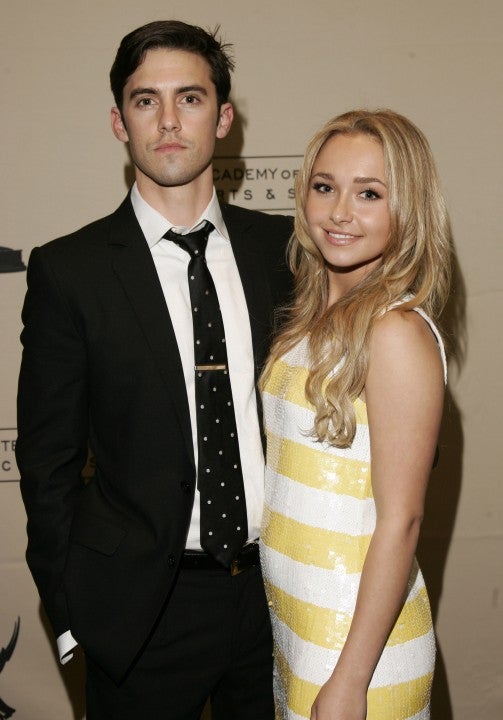 Milo Ventimiglia and Hayden Panettiere at he Academy of Television Arts and Sciences Presents An Evening with "Heroes"