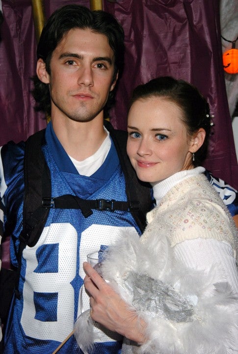 Milo Ventimiglia and Alexis Bledel at the SKYY Orange Party in 2004