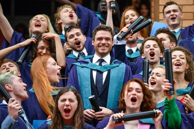 Richard Madden receives honorary degree at Royal Conservatoire of Scotland