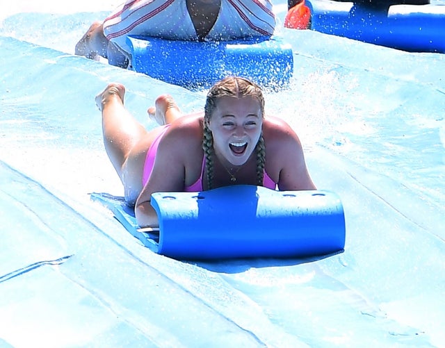  Iskra Lawrence at waterpark in NJ