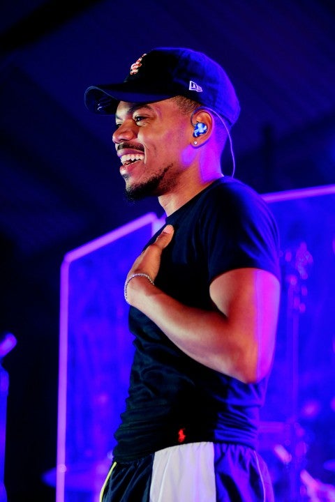 Chance the Rapper at album release party in Chicago